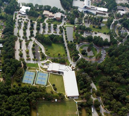 clayton state aerial view of campus